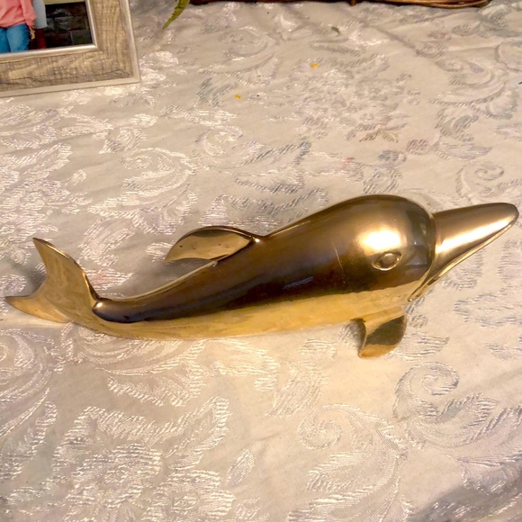 Source Unknown Other - Vintage Brass Dolphin